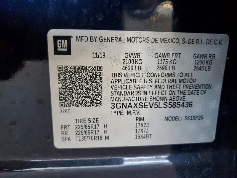 2020 CHEVROLET EQUINOX LS 13