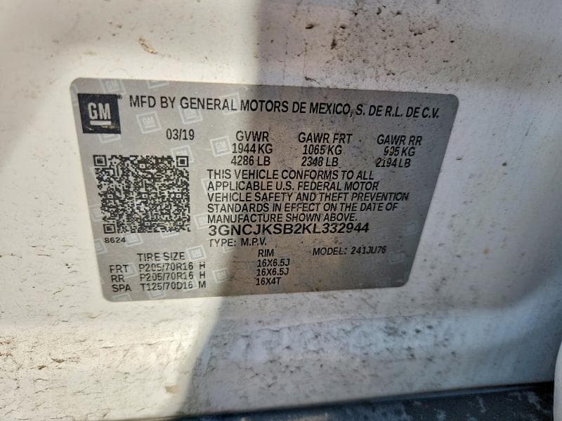 2019 CHEVROLET TRAX LS 13