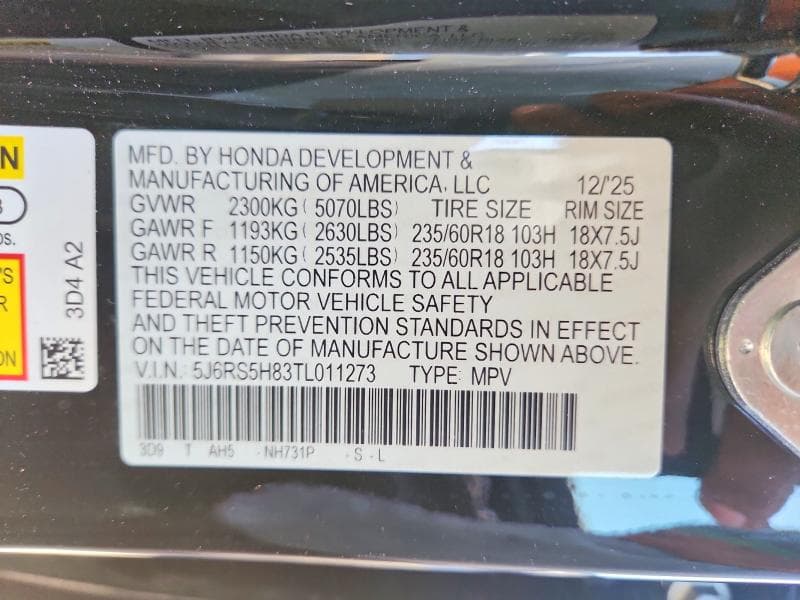 2026 HONDA CR-V SPORT-L 13