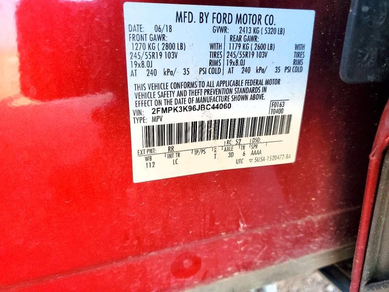 2018 FORD EDGE TITANIUM 13