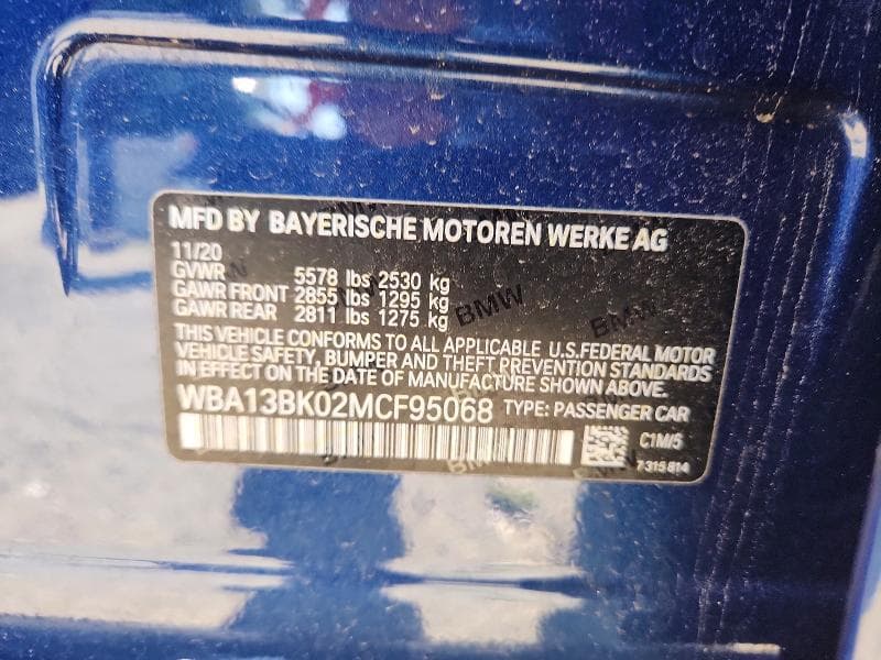 2021 BMW M550XI 12