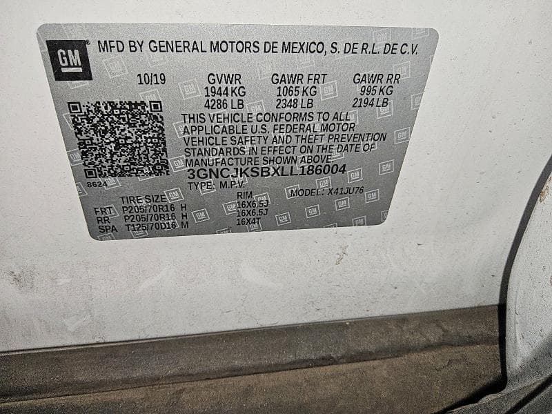 2020 CHEVROLET TRAX LS 13