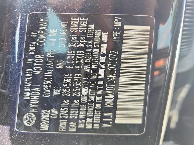 2022 GENESIS GV70 2.5T STANDARD 14