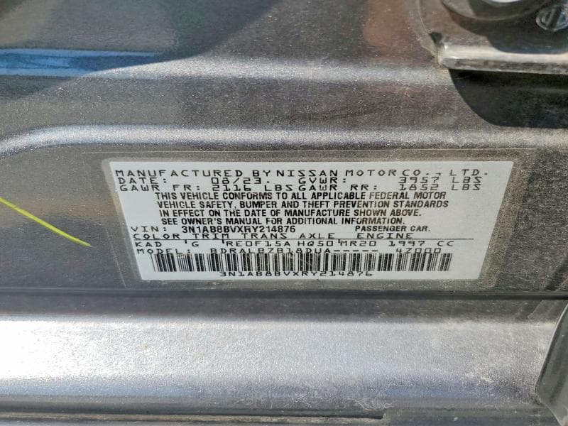 2024 NISSAN SENTRA S 12