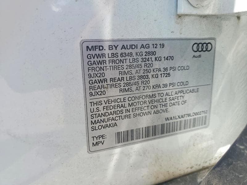 2020 AUDI Q7 PREMIUM PLUS 13