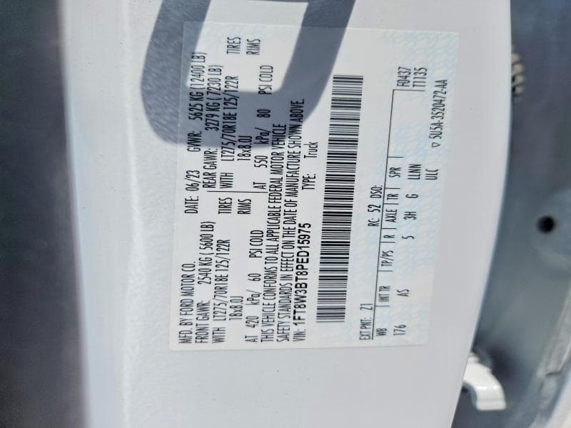 2023 FORD F350 SUPER DUTY 12