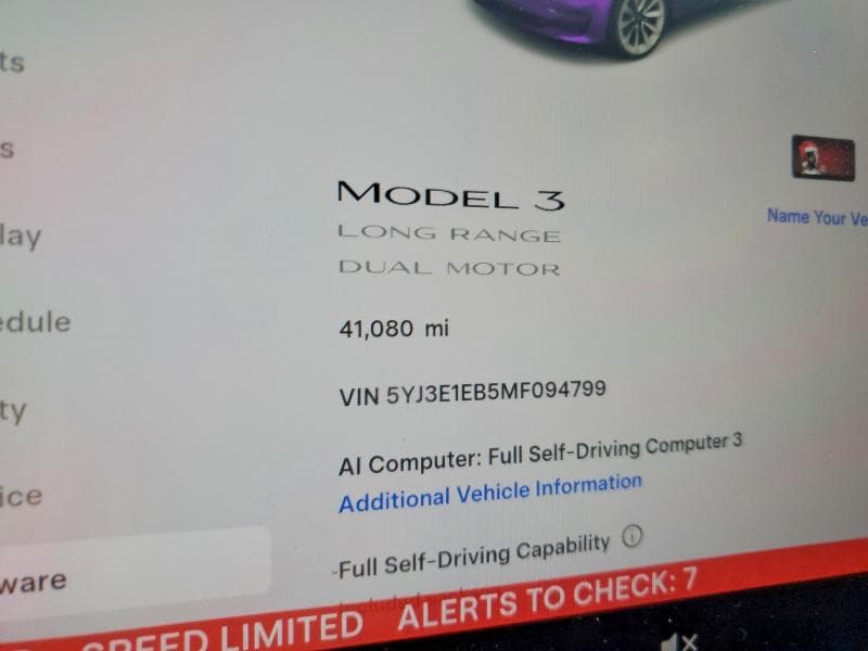 2021 TESLA MODEL 3 9
