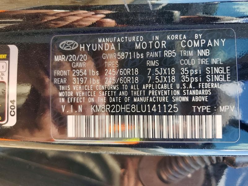 2020 HYUNDAI PALISADE SEL 13