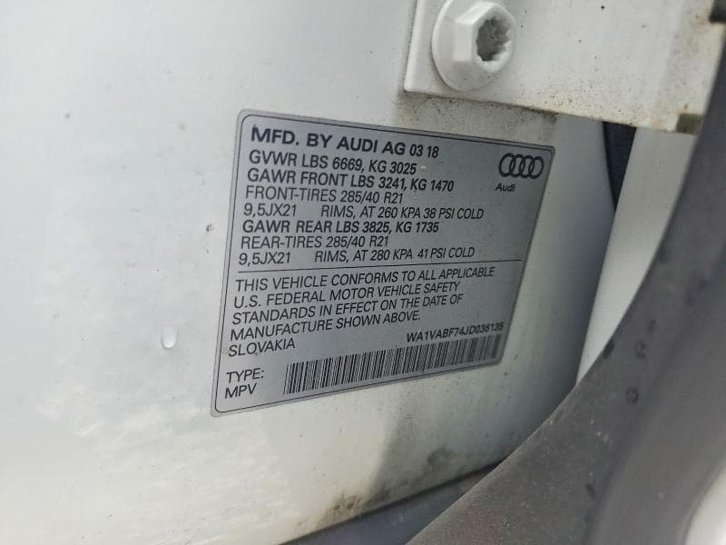 2018 AUDI Q7 PRESTIGE 13