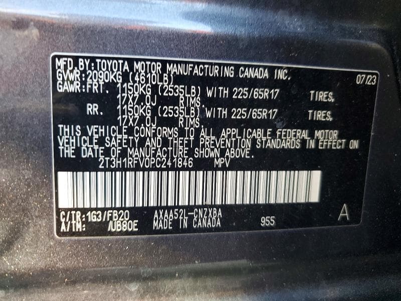 2023 TOYOTA RAV4 LE 14