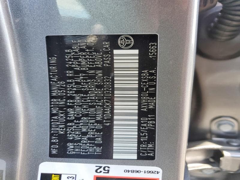 2026 TOYOTA CAMRY SE 12