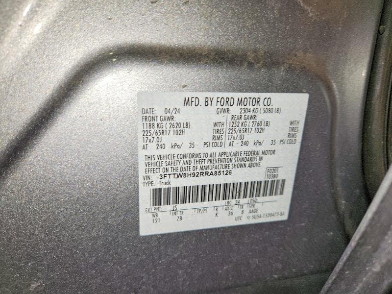 2024 FORD MAVERICK XLT 12