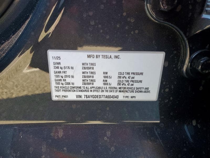 2026 TESLA MODEL Y 12