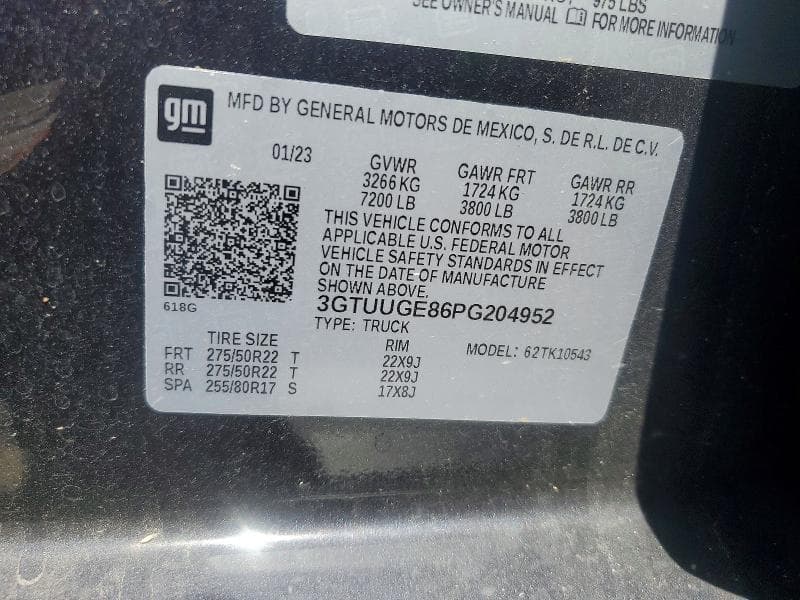 2023 GMC SIERRA K1500 DENALI 12