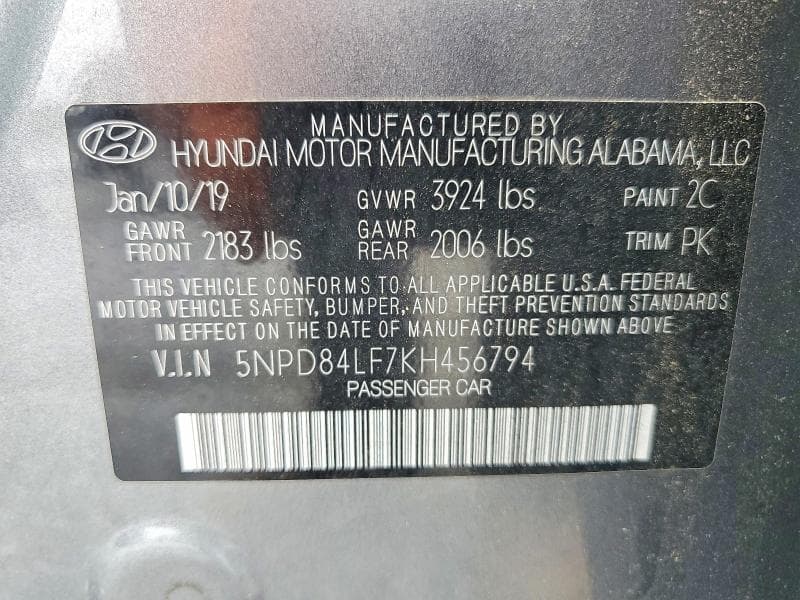 2019 HYUNDAI ELANTRA VALUE EDITION 12