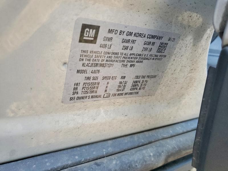 2021 BUICK ENCORE PREFERRED 14