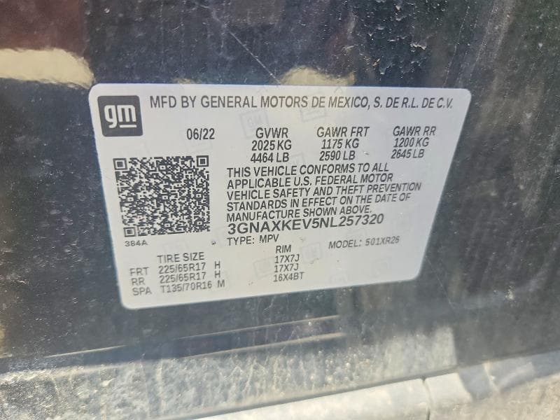 2022 CHEVROLET EQUINOX LT 13