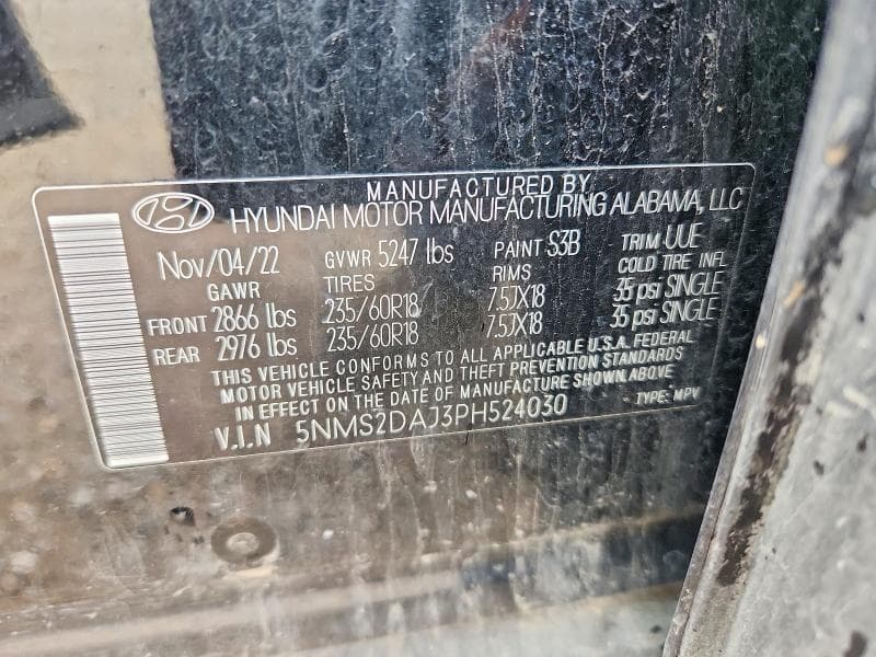 2023 HYUNDAI SANTA FE SEL 13