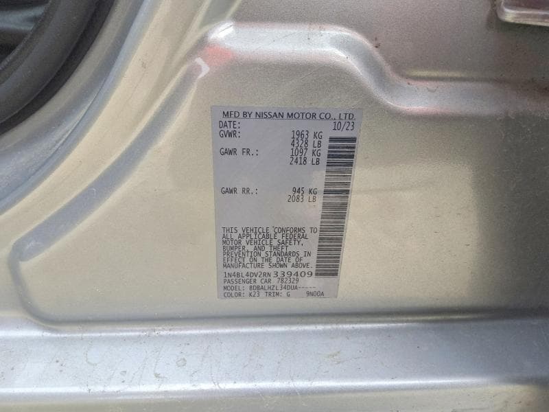 2024 NISSAN ALTIMA SV 13