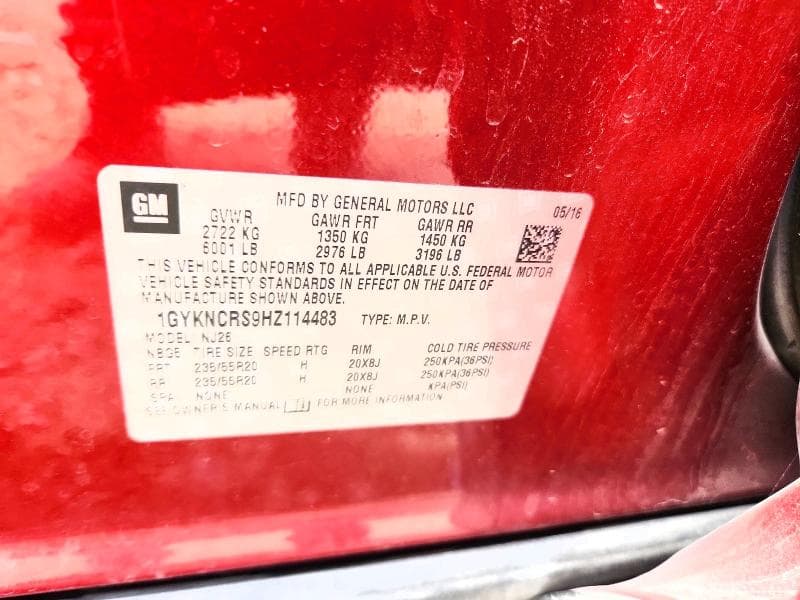 2017 CADILLAC XT5 PREMIUM LUXURY PREMIUM LUXURY 13