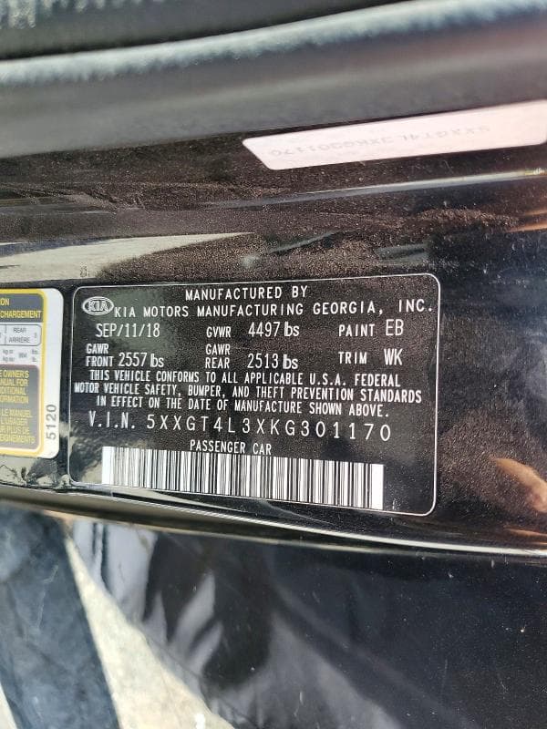 2019 KIA OPTIMA LX 13