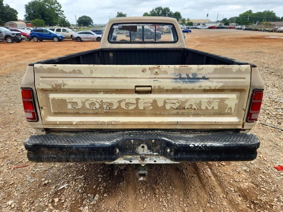 1984 DODGE D-SERIES D150 D150 6
