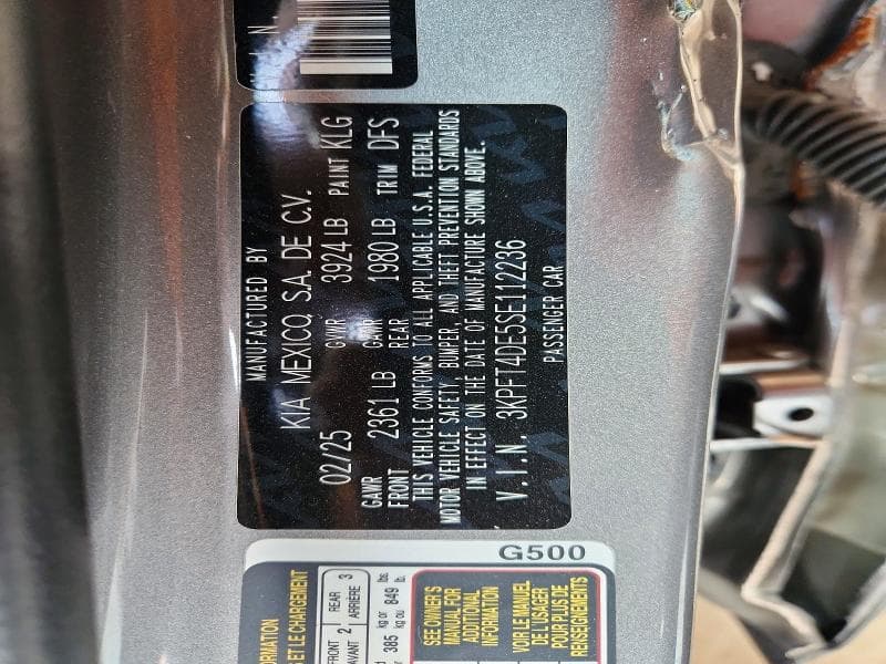 2025 KIA K4 LXS 13