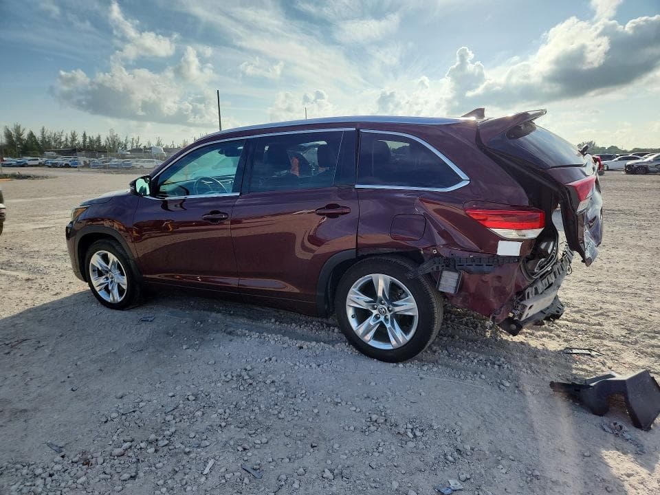 2018 TOYOTA HIGHLANDER LIMITED 2
