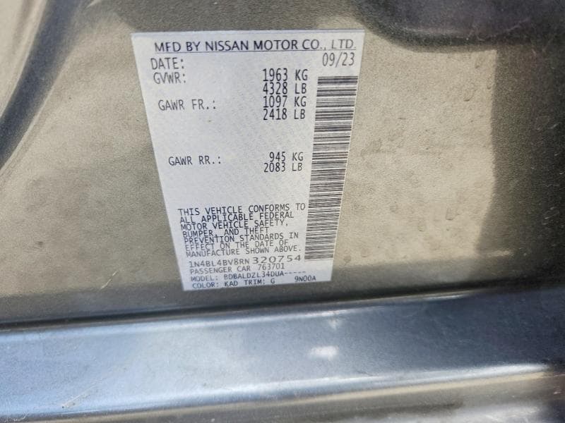 2024 NISSAN ALTIMA S 13