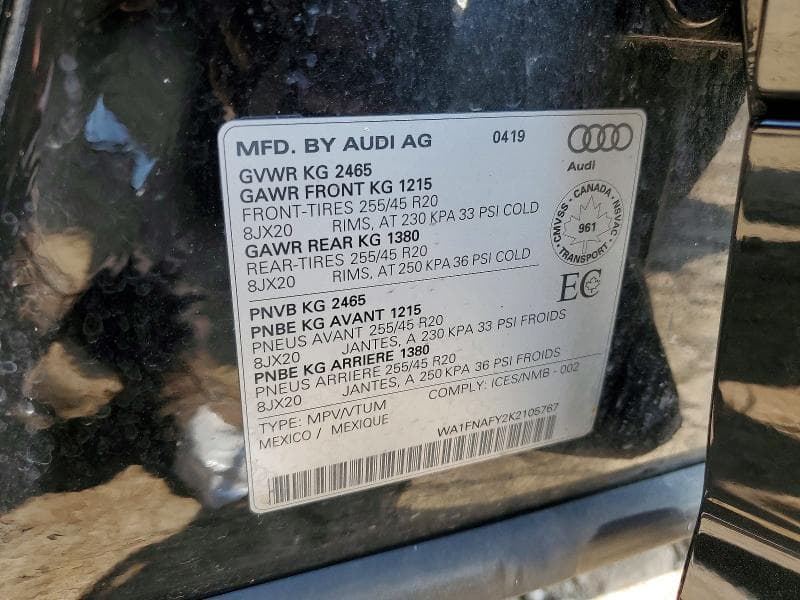 2019 AUDI Q5 TECHNIK S-LINE 13