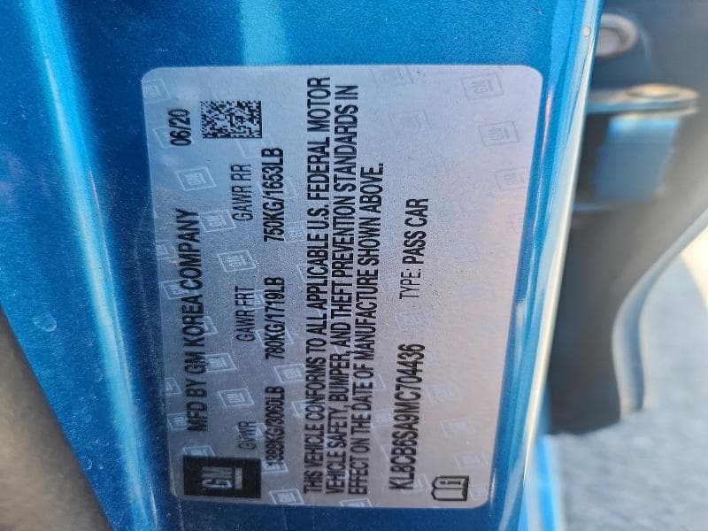 2021 CHEVROLET SPARK LS 12