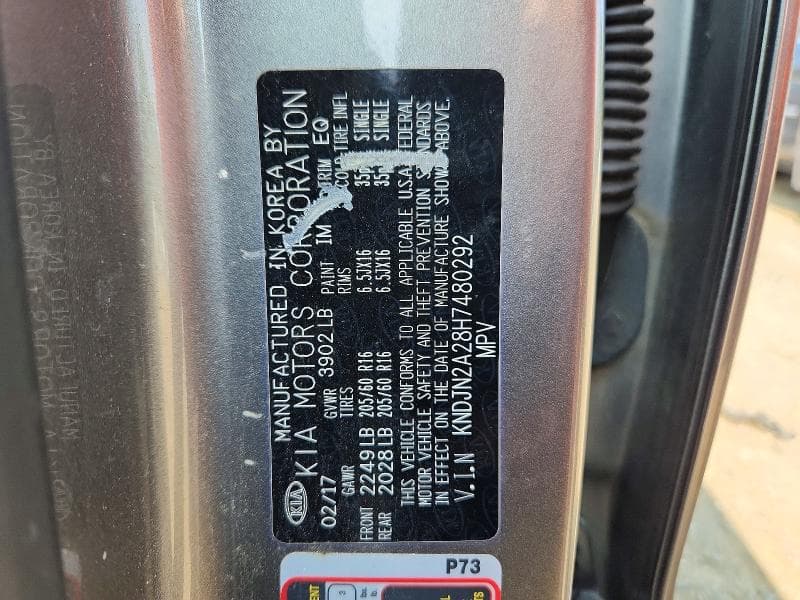 2017 KIA SOUL BASE 13