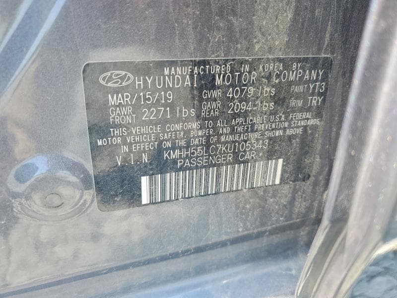 2019 HYUNDAI ELANTRA 12