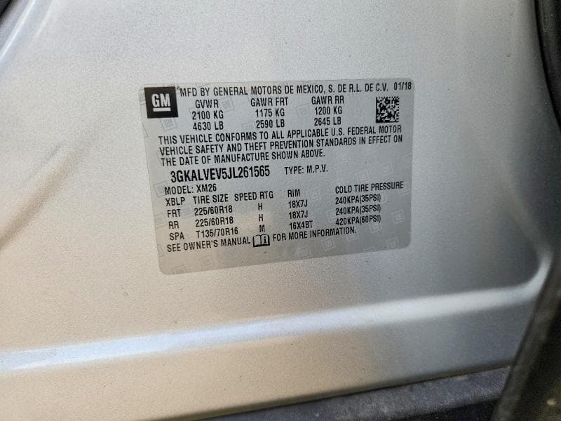 2018 GMC TERRAIN SLT 13