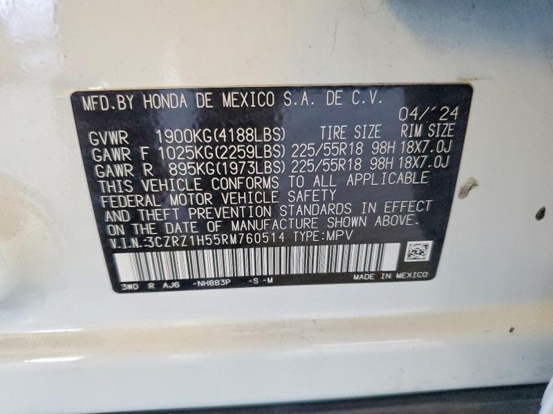 2024 HONDA HR-V SPORT 13