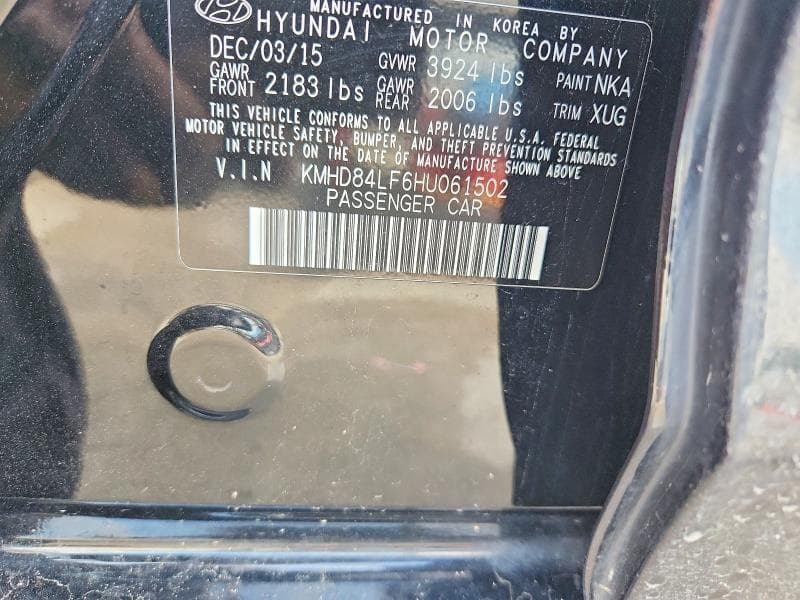 2017 HYUNDAI ELANTRA SE 12