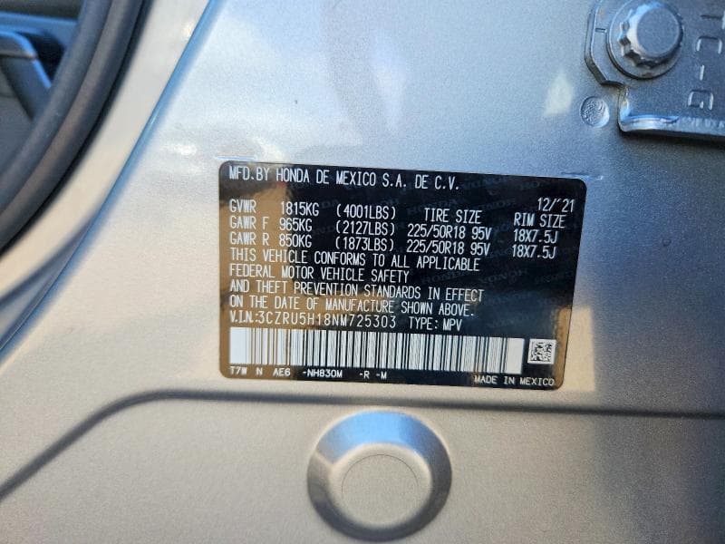 2022 HONDA HR-V SPORT 14
