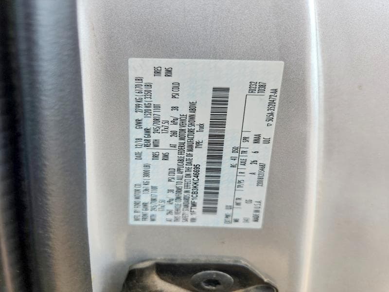 2019 FORD F150 13