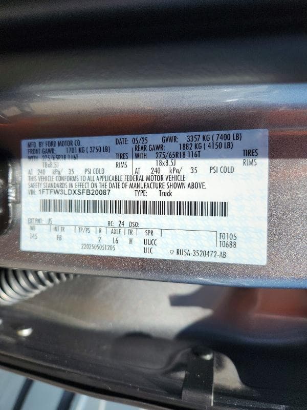 2025 FORD F150 XLT 13