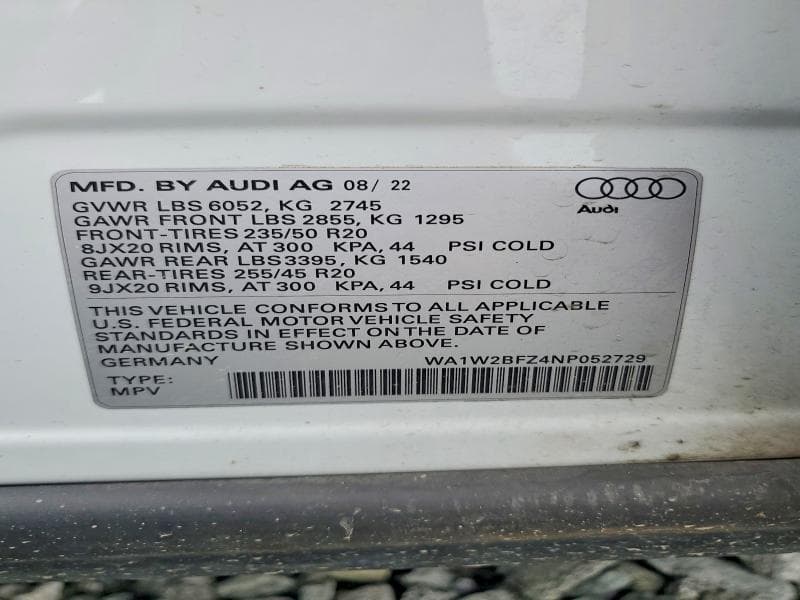 2022 AUDI Q4 E-TRON SPORTBACK PREMIUM PLUS 13
