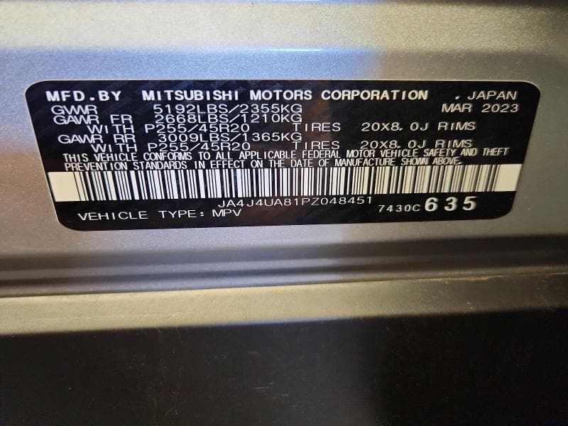 2023 MITSUBISHI OUTLANDER SE 13