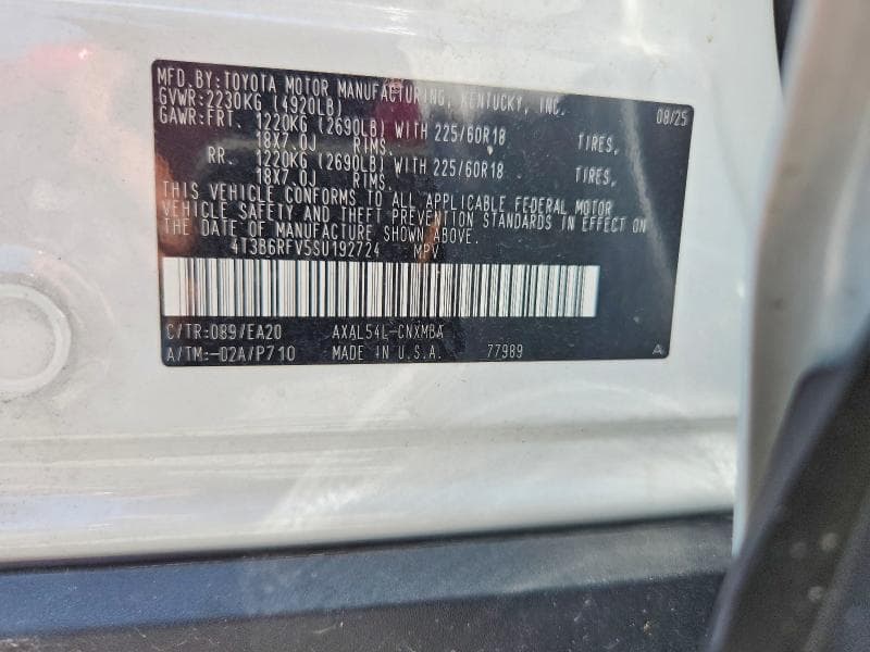 2025 TOYOTA RAV4 XLE PREMIUM 12