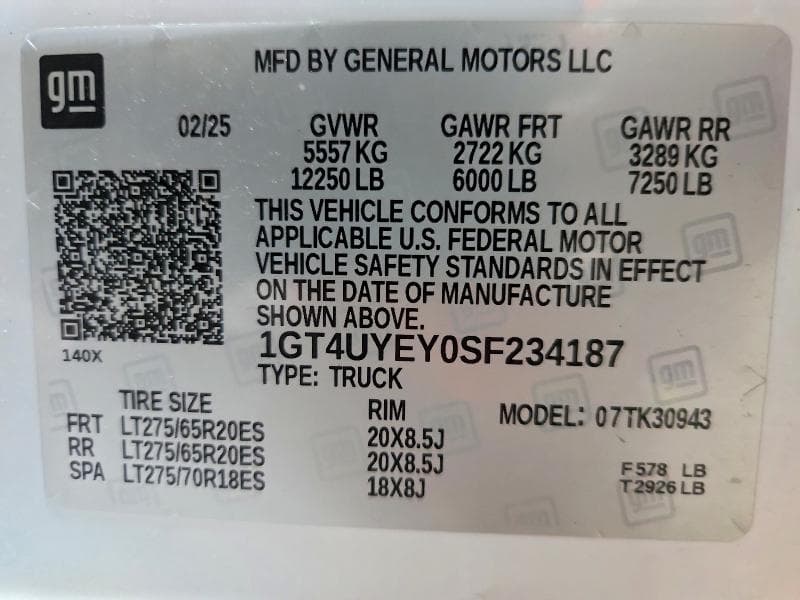 2025 GMC SIERRA K3500 DENALI ULTIMATE 12