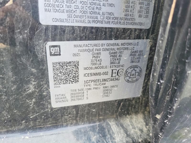 2021 GMC SIERRA K1500 AT4 12