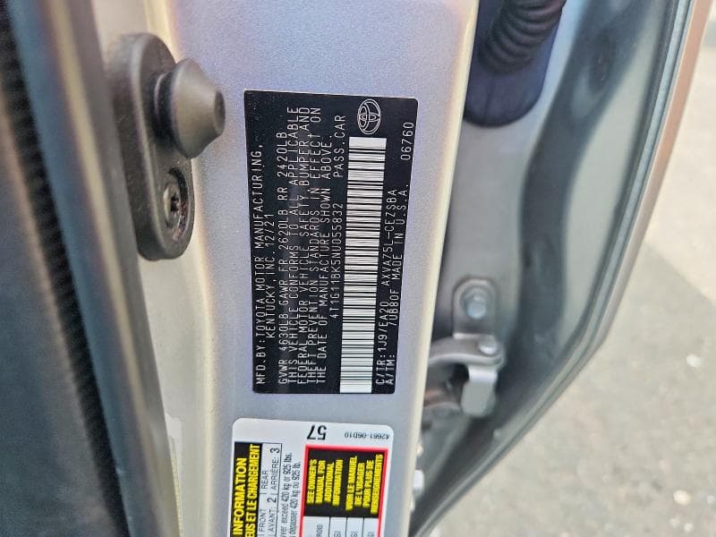 2022 TOYOTA CAMRY SE 12