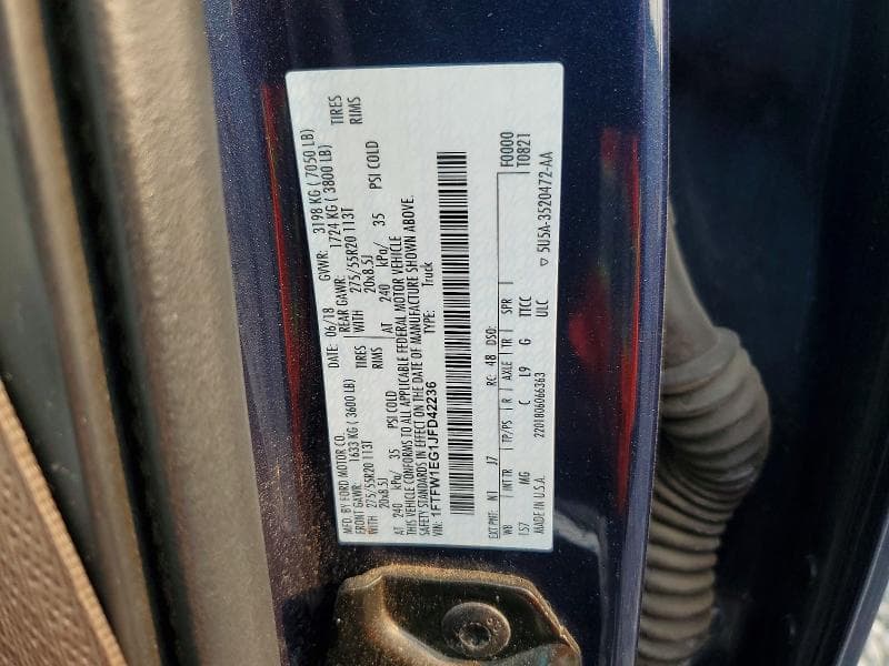 2018 FORD F150 SUPERCREW 12