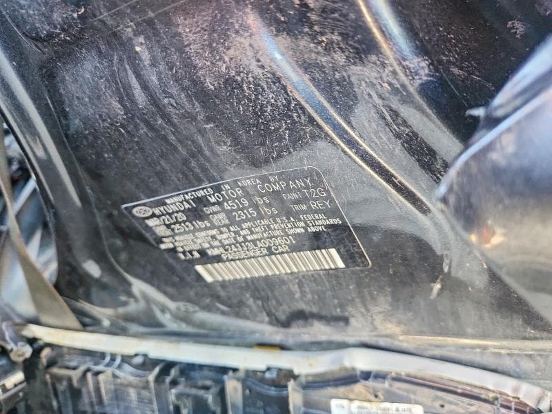 2020 HYUNDAI SONATA HYBRID BLUE 12