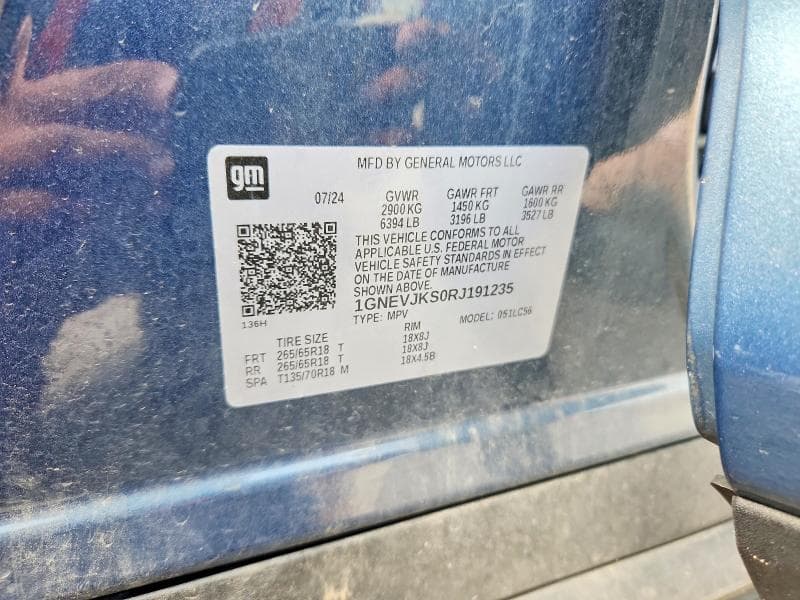 2024 CHEVROLET TRAVERSE LT Z71 13