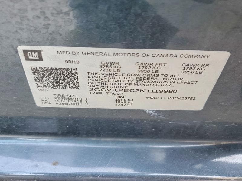 2019 CHEVROLET SILVERADO LD K1500 LT 12