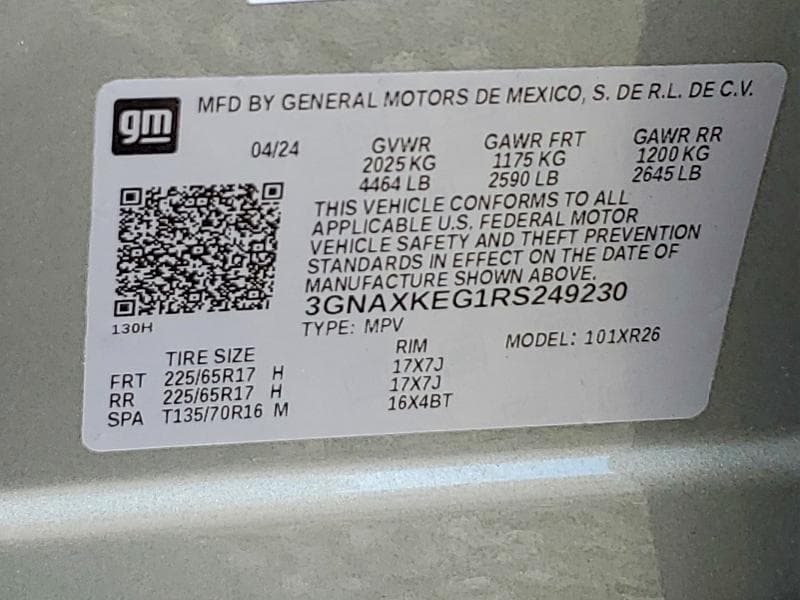 2024 CHEVROLET EQUINOX LT 14